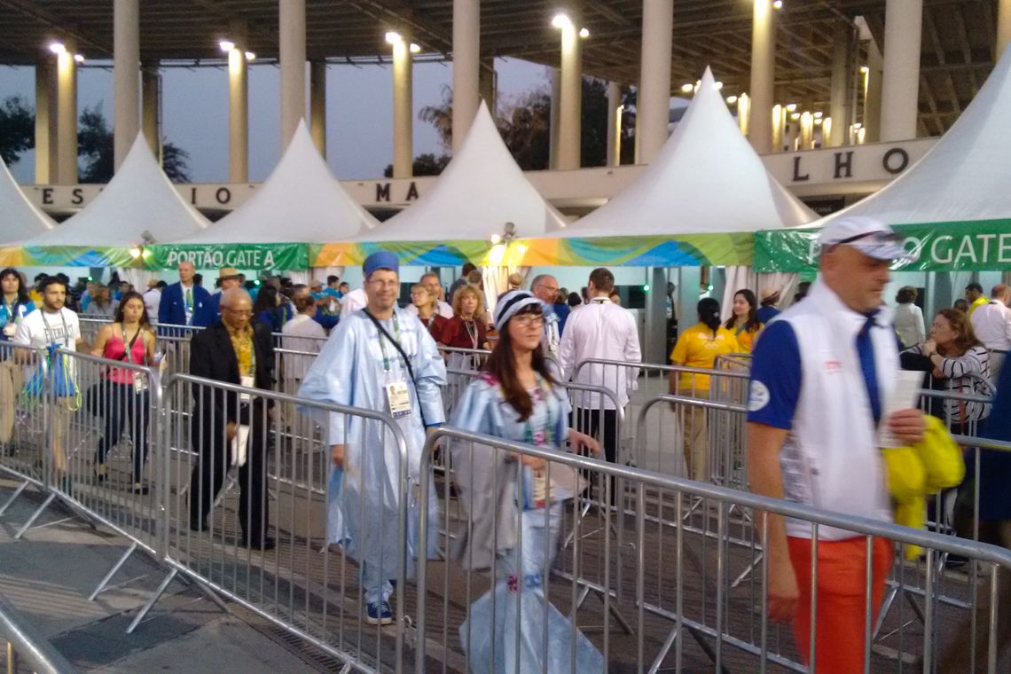 Marcelo Brandão/Agência Brasil Rio de Janeiro - Movimento na entrada do Estádio do Maracanã, palco da cerimônia de abertura dos Jogos Olímpicos (Marcelo Brandão/Agência Brasil)