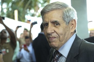 Antonio Cruz/Agência Brasil General Heleno, após reunião com o presidente eleito Jair Bolsonaro, no ministério da Defesa