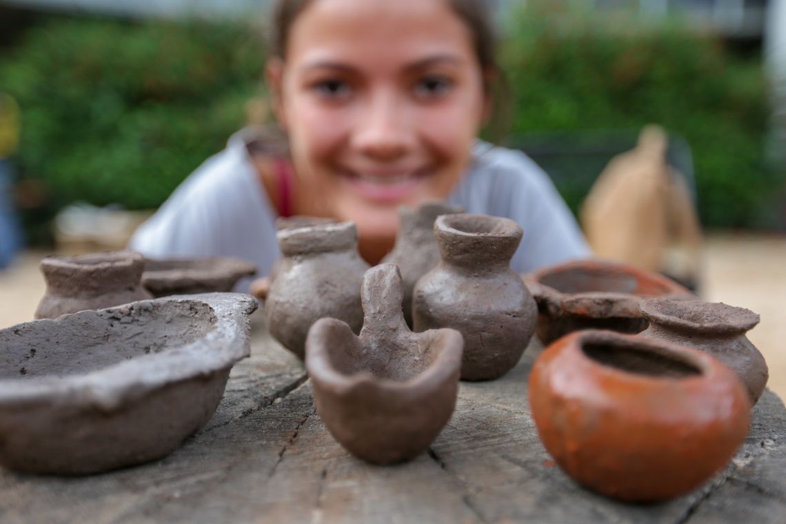Fabio Rodrigues Pozzebom/Agência Brasil Brasília - Atividades do Projeto Culturas Vivas, no Memorial dos Povos Indígenas, que visam a valorizar as expressões culturais e artísticas dos povos indígenas do Brasil (Fabio Rodrigues Pozzebom/Agência Brasil)