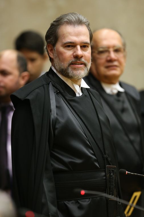 Fabio Rodrigues Pozzebom/Agência Brasil O ministro do Supremo Tribunal Federal (STF) Dias Toffoli toma posse no cargo de presidente da Corte.