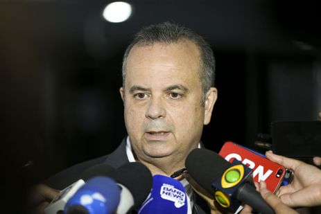 - O secretário Especial de Previdência e Trabalho, Rogério Marinho, após a reunião - strong Marcelo Camargo/Agência Brasil /strong