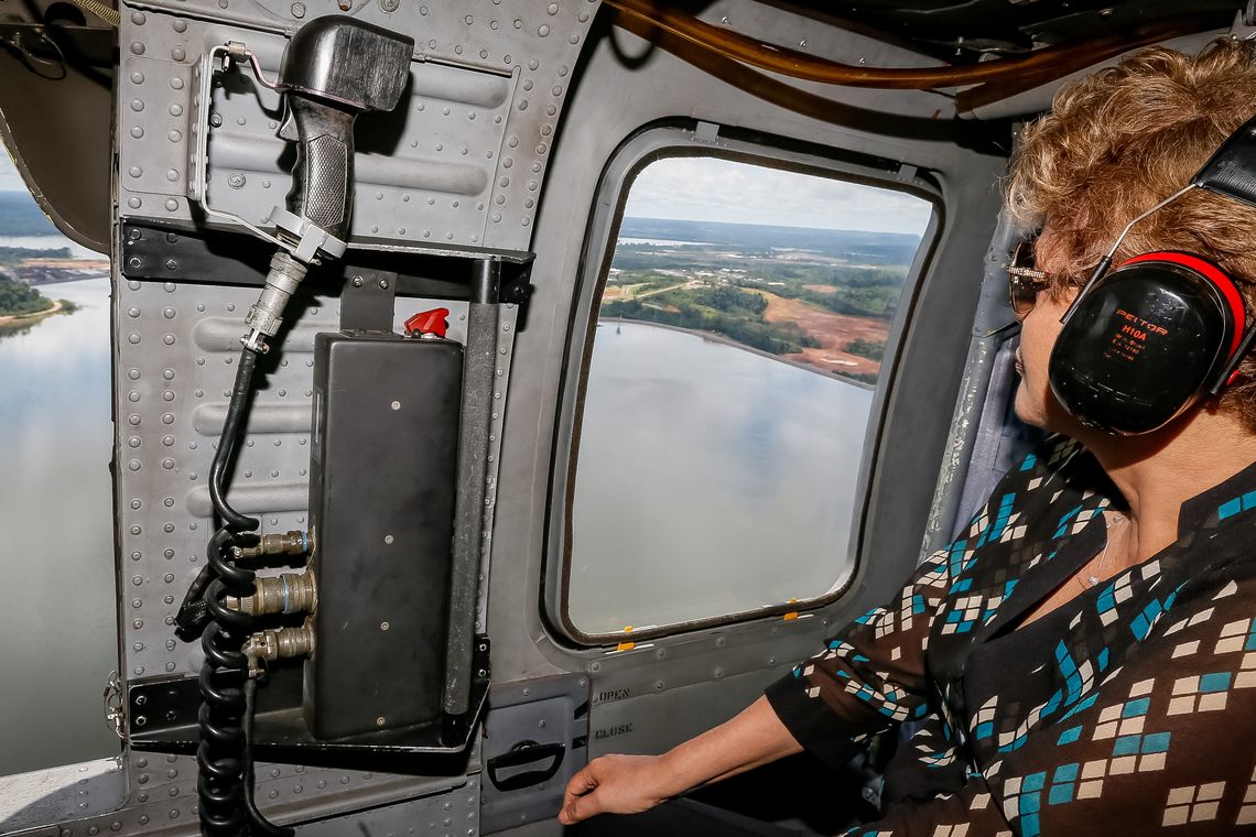 Roberto Stuckert Filho/PR Vitória do Xingu (PA) - Presidenta Dilma Rousseff durante cerimônia que marca início da operação comercial da Usina Hidrelétrica de Belo Monte (Roberto Stuckert Filho/PR)