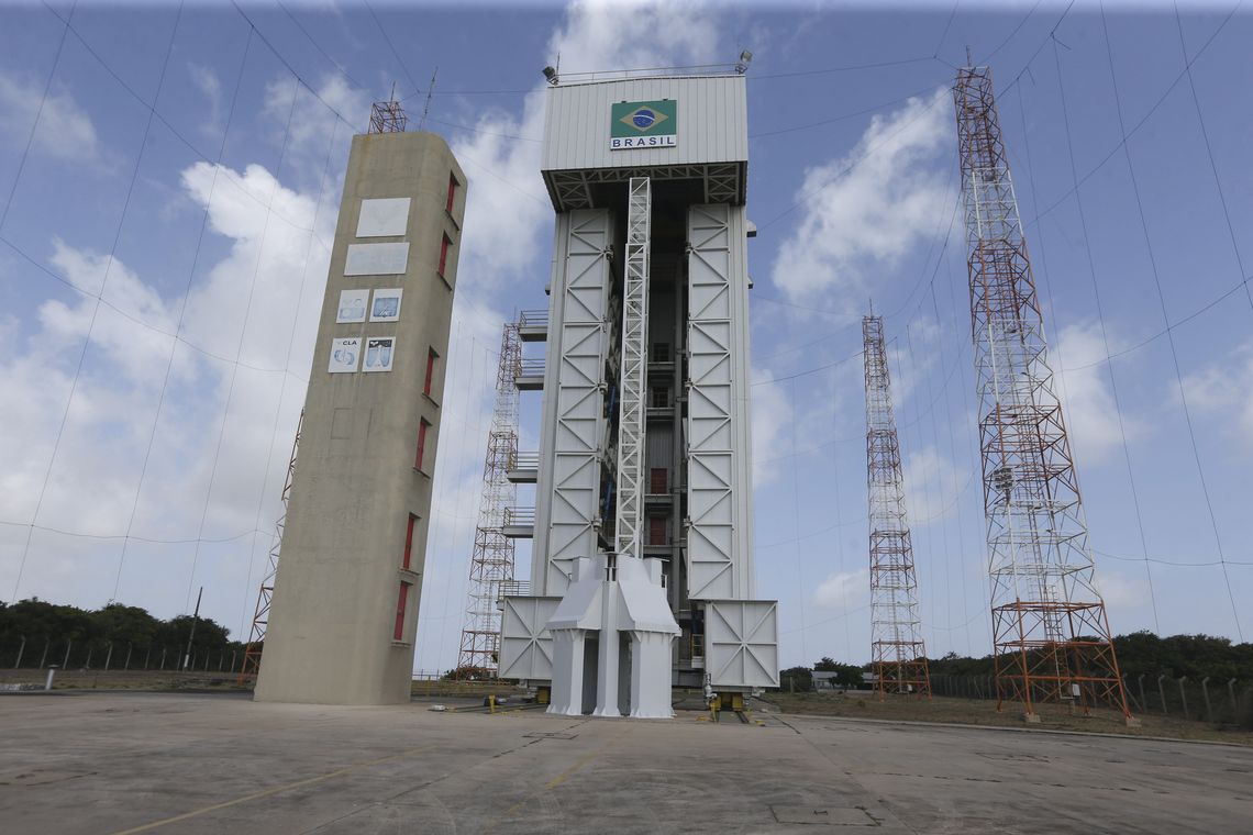 Instalações do Centro de Lançamento de Alcântara (CLA), no Maranhão.