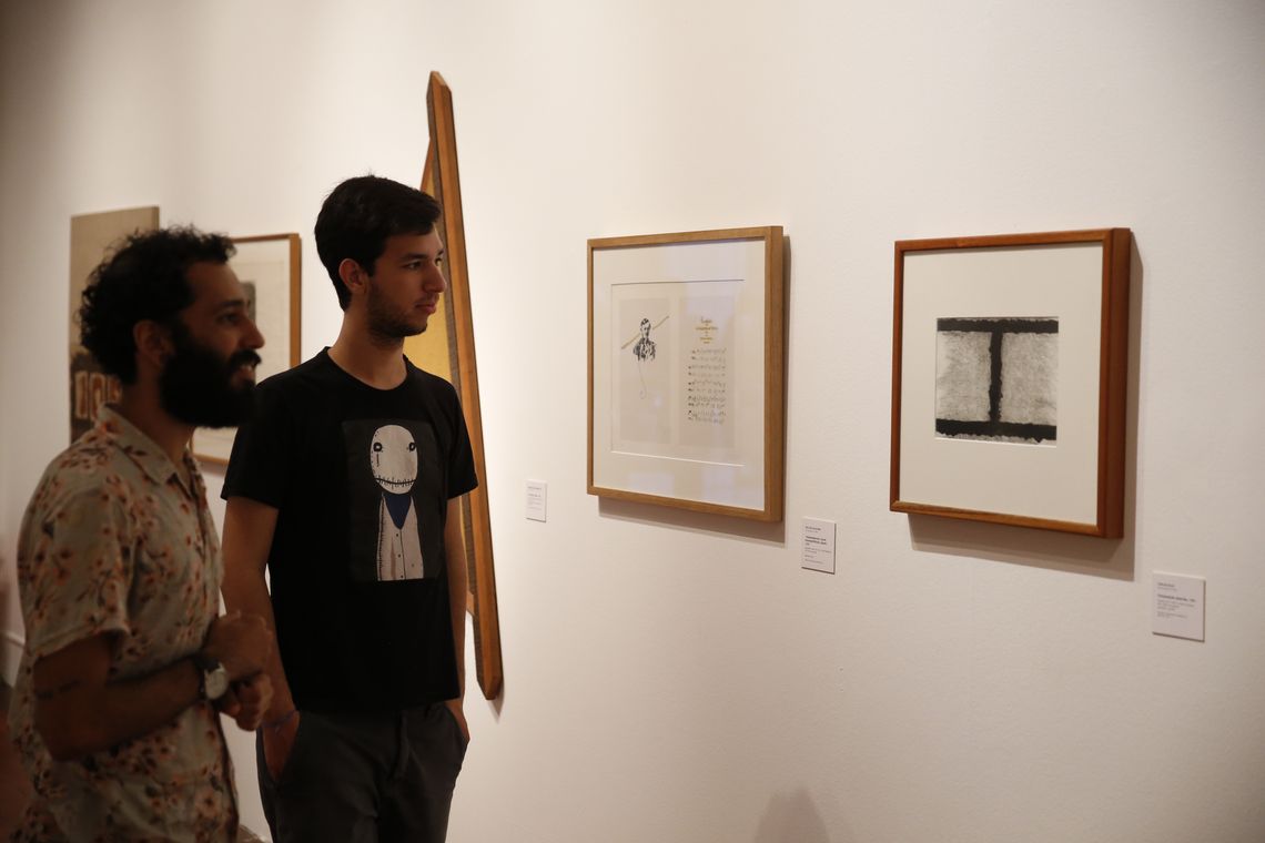 Tomaz Silva/Agência Brasil Rio de Janeiro - Exposição Diálogos Contemporâneos mostra a vivência francesa na formação de artistas brasileiros (Tomaz Silva/Agência Brasil)
