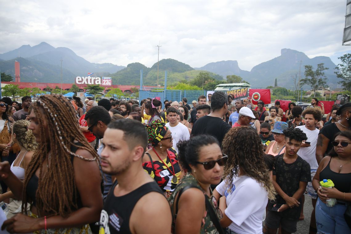 Agência Brasil/ Fernando Frazão Manifestação, Supermercado, Segurança