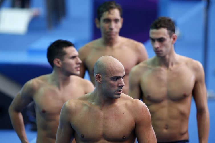 Joao de Lucca. Revezamento 4x200m livre, Campeonato Mundial dos Esportes Aquáticos. 26 de Julho de 2019, Gwangju, Coreia do Sul. Foto:  Satiro Sodré/rededoesporte.gov.br
