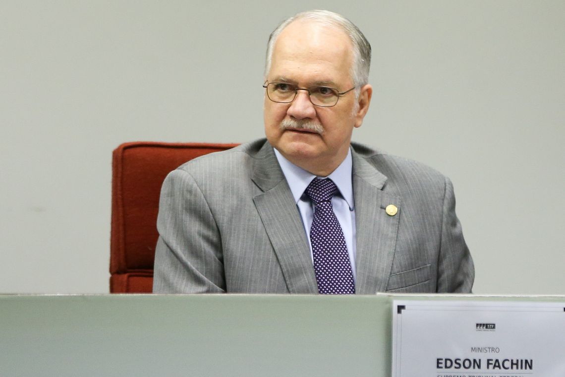Marcelo Camargo/Agência Brasil Brasília - O ministro do STF Edson Fachin durante a palestra Audiências Públicas, Participação Social e Implementação de Direitos Fundamentais – A experiência da Corte Suprema Argentina (Marcelo Camargo/Agência Brasil)