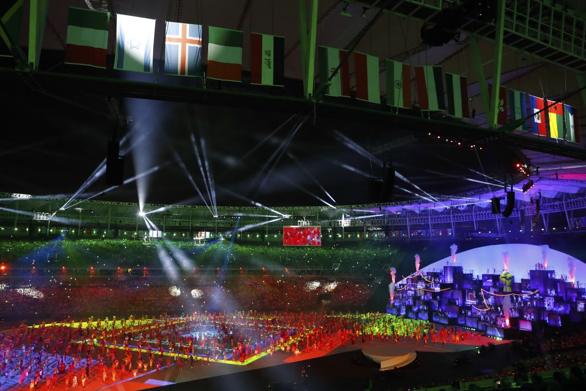 Fernando Frazão/Agência Brasil Rio de Janeiro - Cerimônia de abertura dos Jogos Olímpicos Rio 2016 no Estádio do Maracanã (Fernando Frazão/Agência Brasil)