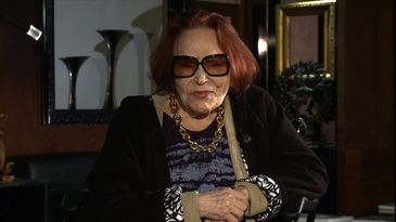 A atriz, cantora e diretora Bibi Ferreira, em entrevista à TV Brasil. Bibi Ferreira, de 96 anos, morreu hoje (13) de enfarte em sua casa, no Rio de Janeiro.