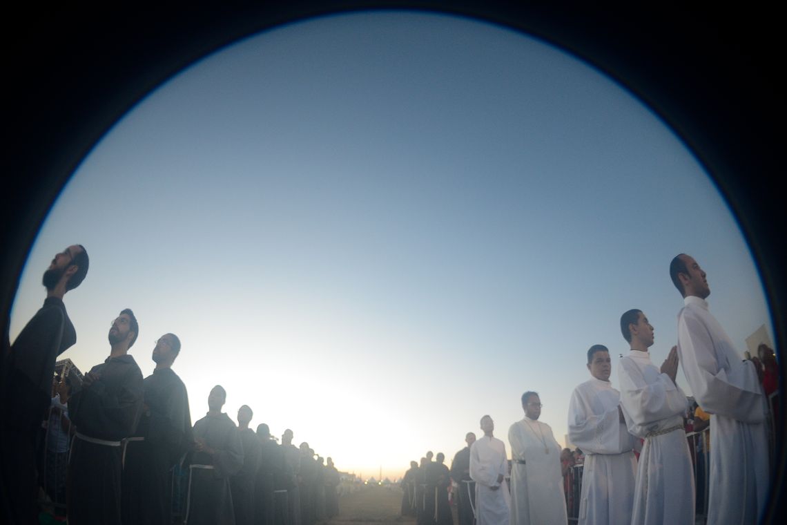 Marcello Casal jr/Agência Brasil Brasília - Arquidiocese de Brasília realiza missa solene e procissão durante Festa da Padroeira - Nossa Senhora Aparecida, na Esplanada dos Ministérios (Marcello Casal Jr/Agência Brasil)