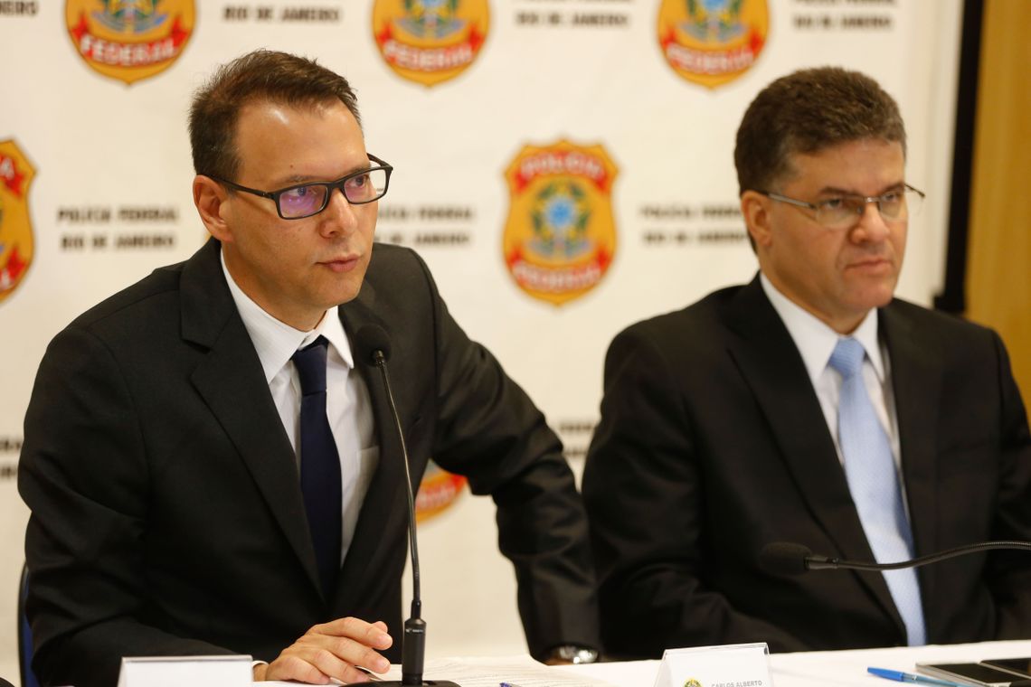 Tomaz Silva/Agência Brasil Rio de Janeiro - O procurador do Tribunal Regional Federal Carlos Alberto Gomes de Aguiar fala sobre Operação Cadeia Velha(Tomaz Silva/Agência Brasil)