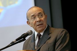 O ministro da Casa Civil, Eliseu Padilha, durante lançamento de consulta pública sobre a Estratégia Nacional de Desenvolvimento Econômico e Social (Endes) para os próximos 12 anos.
