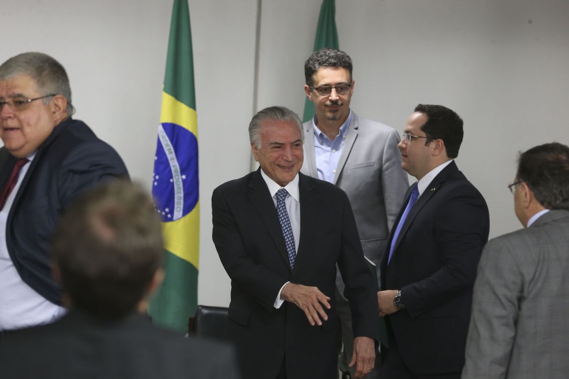 Valter Campanato/Agência Brasil O presidente Michel Temer durante cerimônia de assinatura da MP que cria a Agência Brasileira de Museus (Abram), e da MP que visa Estimular Doações Privadas para Projetos de Interesse Público.