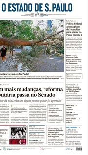 Capa do Jornal O Estado de S. Paulo Edição 2023-11-09
