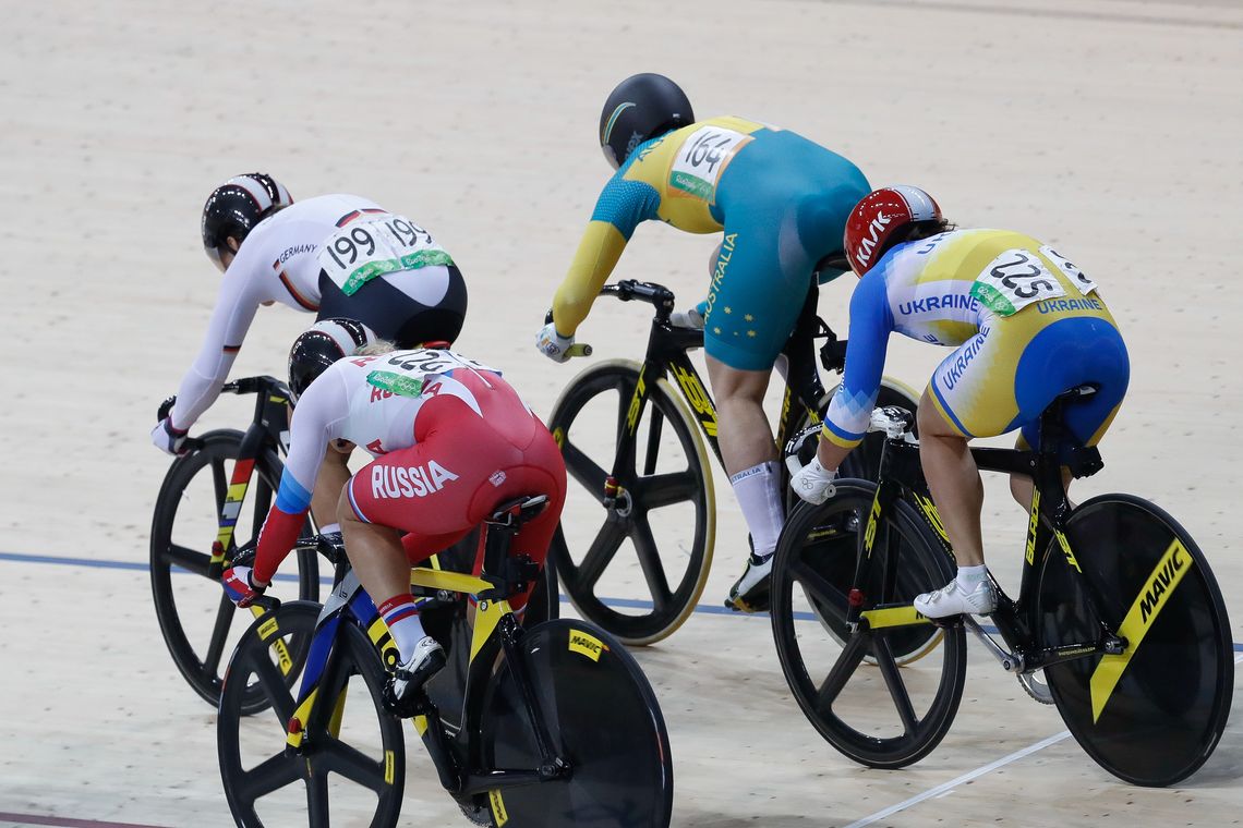 Fernando Frazão/Agência Brasil Rio de Janeiro - A holandesa Elis Ligtlee ganha medalha de ouro ao vencer a corrida Keirin de ciclismo no Velódromo dos Jogos Rio 2016, no Parque Olímpico. (Fernando Frazão/Agência Brasil)