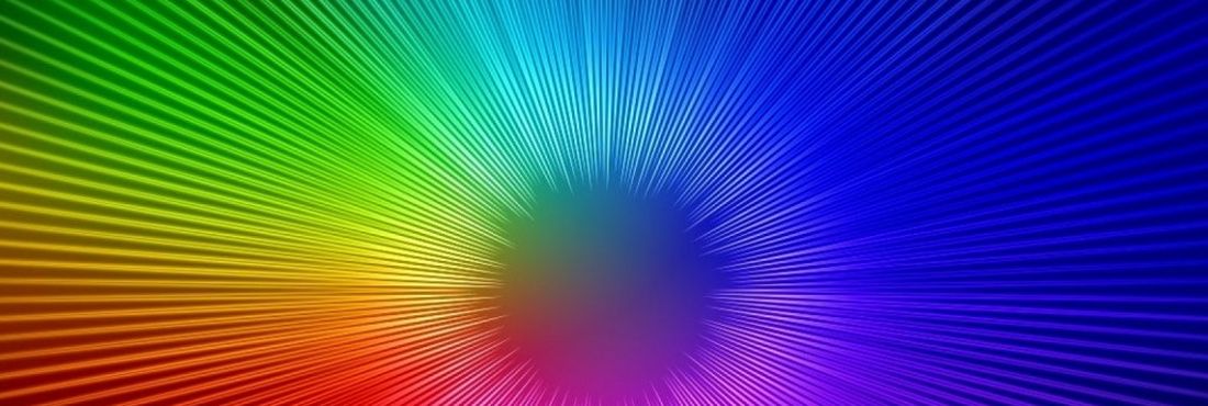 Cores visíveis