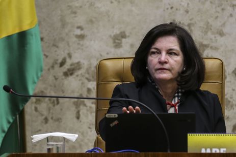 A procuradora-geral da República, Raquel Dodge, durante sessão extraordinária, para a retomada do julgamento da ação direta de inconstitucionalidade (ADI 5794) que questiona o fim da contribuição sindical obrigatória.