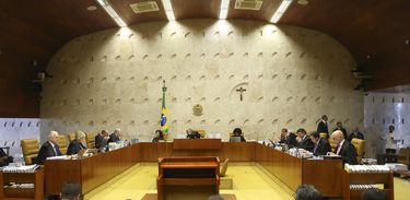 Plenário do Supremo Tribunal Federal durante julgamento da validade da terceirização da atividade-fim nas empresas.