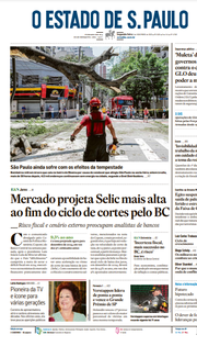 Capa do Jornal O Estado de S. Paulo Edição 2023-11-06