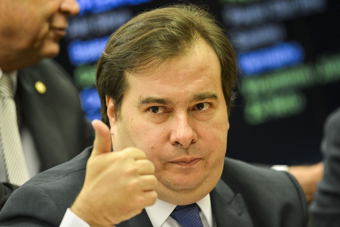 O presidente da Câmara dos Deputados, Rodrigo Maia, durante instalação da comissão especial que vai analisar a proposta de emenda à Constituição (PEC 45/19) da reforma tributária.