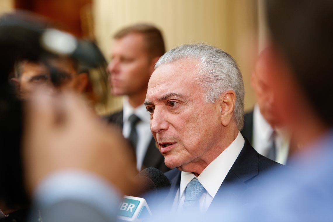Alan Santos/PR Lima - O presidente Michel Temer durante entrevista à imprensa, no Hotel Swissôtel (Alan Santos/PR)