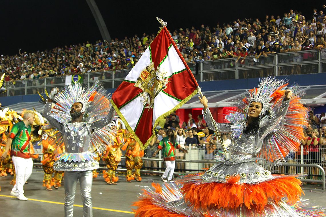 Divulgação/LigaSP São Paulo – X9 Paulistana abre o segundo dia de desfile das escolas de samba do Grupo Especial (Divulgação/LigaSP)