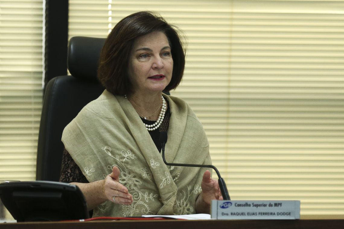 A procuradora-geral da RepÃºblica, Raquel Dodge, participa da posse dos novos membros do Conselho Superior do MinistÃ©rio PÃºblico Federal