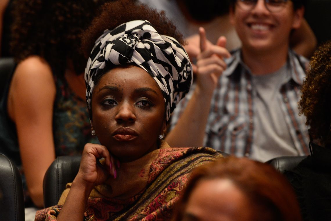 Valter Campanato/Agência Brasil Conferência Nós que acreditamos na liberdade não podemos descansar: lições do feminismo negro, com a conferencista Patrícia Hill Collins, q é socióloga feminista americana (Valter Campanato/Agência Brasil)