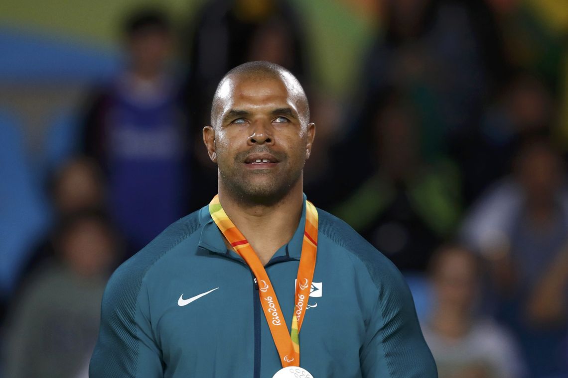 Reuters/Carlos Garcia/Direitos Reservados Antonio Tenorio conquista medalha de prata na Paralimpíada