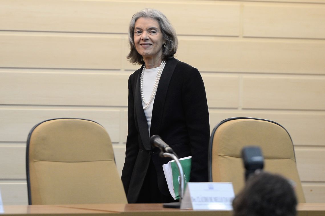 Tânia Rêgo/Agência Brasil Rio de Janeiro - A presidente do Supremo Tribunal Federal (STF), Cármen Lúcia, faz conferência sobre o tema: Brasil para a Paz, no Tribunal de Justiça do Rio (Tânia Rêgo/Agência Brasil)