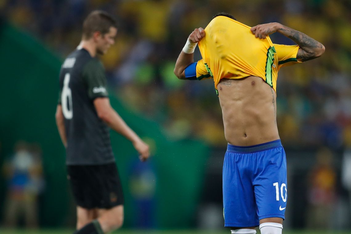 Fernando Frazão/Agência Brasil Rio de Janeiro - A seleção brasileira de futebol enfrenta a Alemanha, no Maracanã, em busca da medalha de ouro nas Olimpíadas Rio 2016 (Fernando Frazão/Agência Brasil)