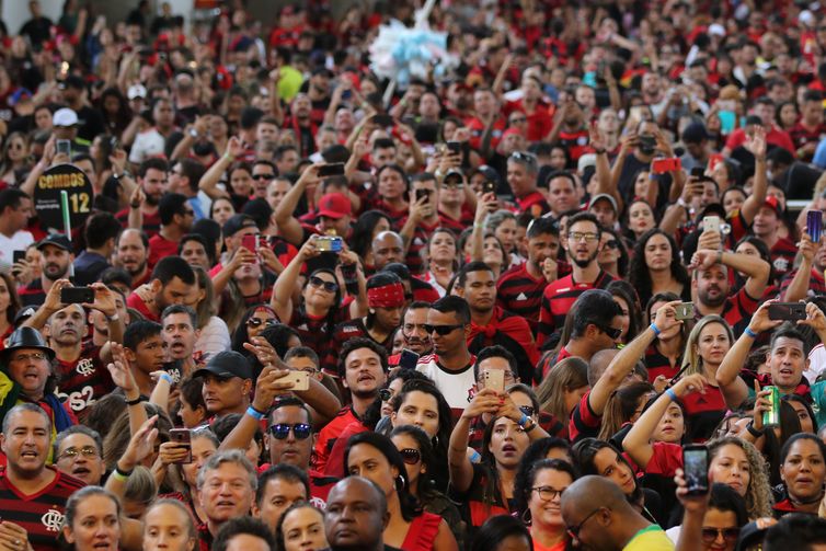 Fan Fest do Jogo Flamengo e River Plate no Estádio Nacional de Brasília