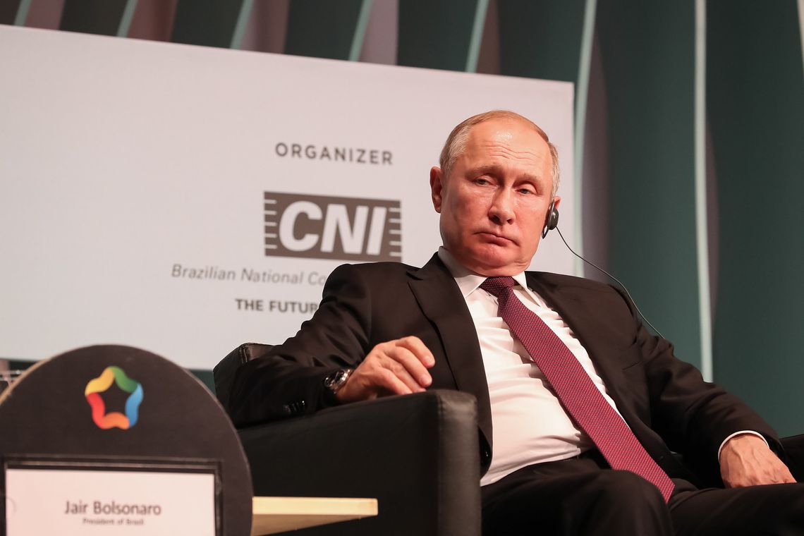Marcos Corrêa/PR
Palavras do Presidente da Federação Russa, Vladimir Putin.