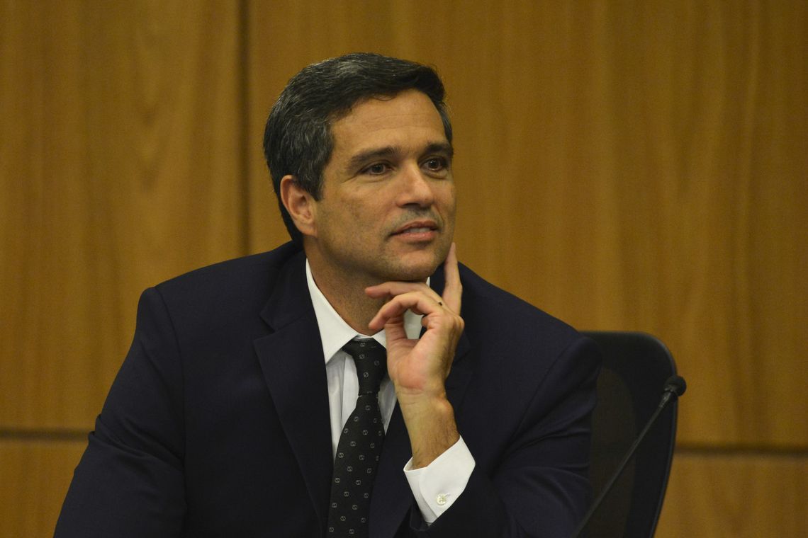 Fabio Rodrigues Pozzebom/Agência Brasil O novo presidente do Banco Central (BC), Roberto Campos Neto, durante cerimônia de transmissão de cargo.