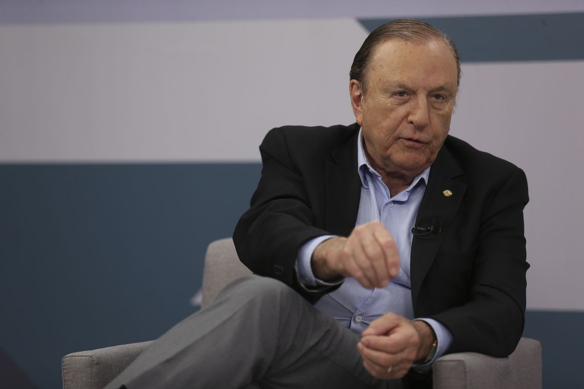 Marcello Casal jr/Agência Brasil A Empresa Brasil de Comunicação (EBC) entrevista o candidato à Presidência da República pelo DC, José Maria Eymael. Ele é o oitavo a participar da série de entrevistas da EBC com presidenciáveis.