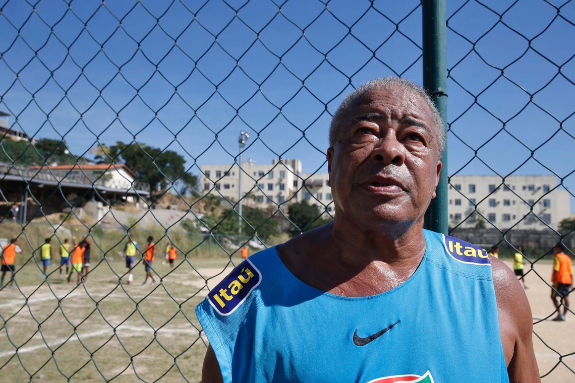 Tânia Rêgo/Agência Brasil Entrevista com o jogador Jairzinho, o furacão da Copa de 70, que fez gols em todos os jogos, na Vila Olímpica do Sampaio, zona norte da cidade.