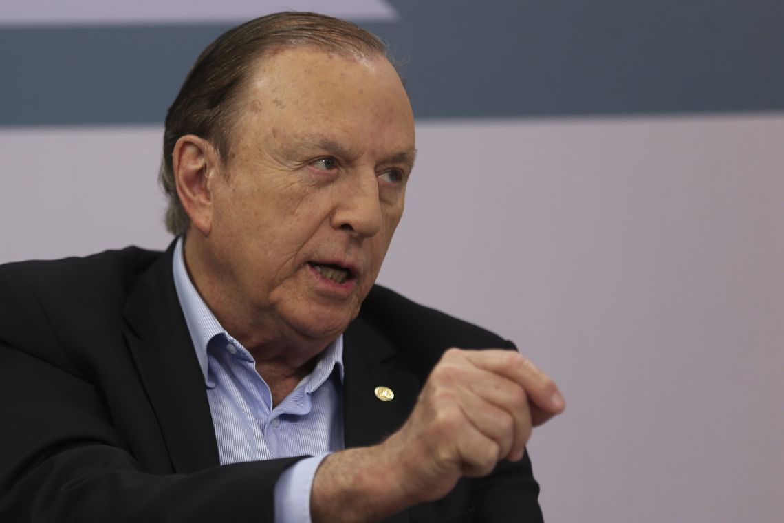 Marcello Casal jr/Agência Brasil A Empresa Brasil de Comunicação (EBC) entrevista o candidato à Presidência da República pelo DC, José Maria Eymael. Ele é o oitavo a participar da série de entrevistas da EBC com presidenciáveis.