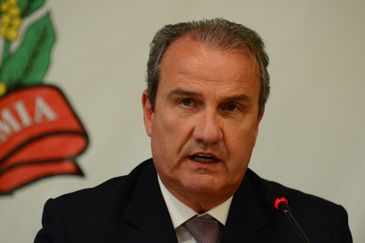 São Paulo - O secretário de Segurança Pública, Mágino Alves Barbosa, fala sobre o programa Redenção, de combate ao crack e atendimento ao usuario (Rovena Rosa/Agência Brasil)