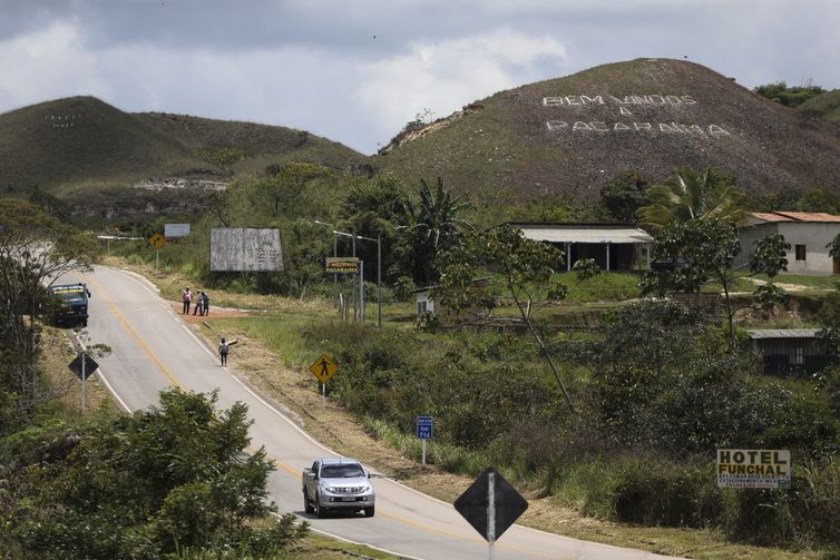 Ruas da cidade de Pacaraima.