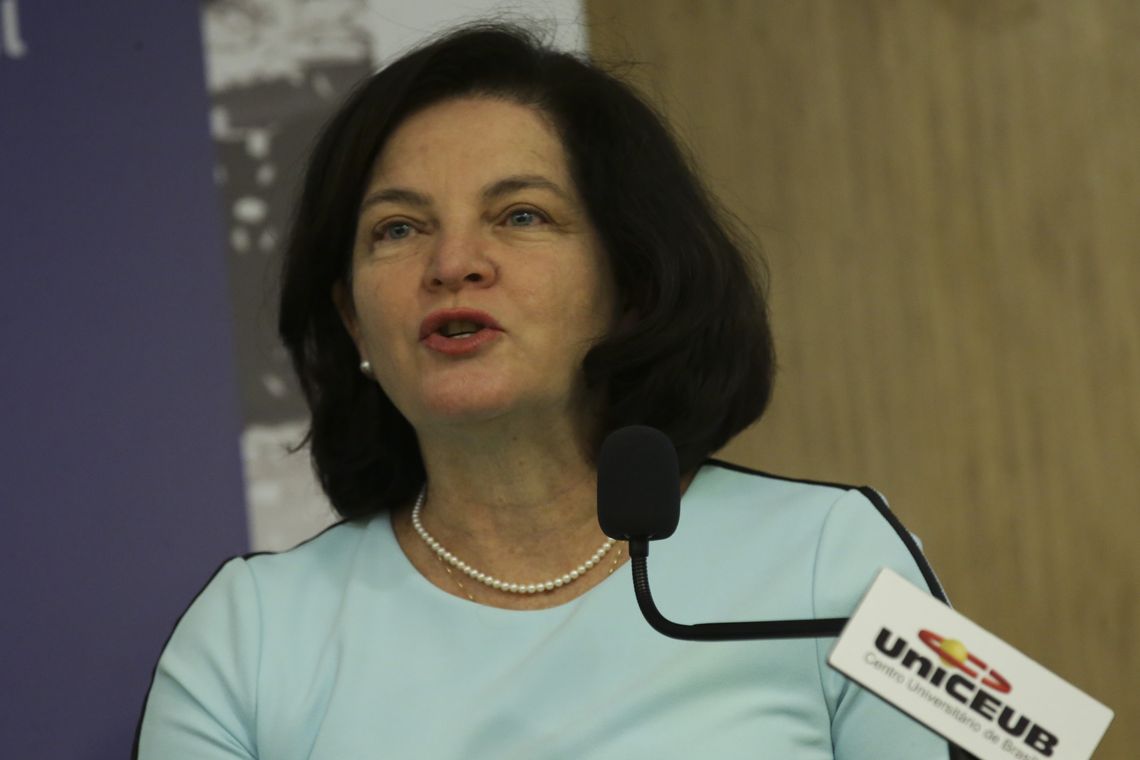 Antonio Cruz/Agência Brasil A procuradora-geral da República, Raquel Dodge durante o seminário Direitos Humanos nos 30 anos da Constituição Federal e nos 70 anos da Declaração Universal.