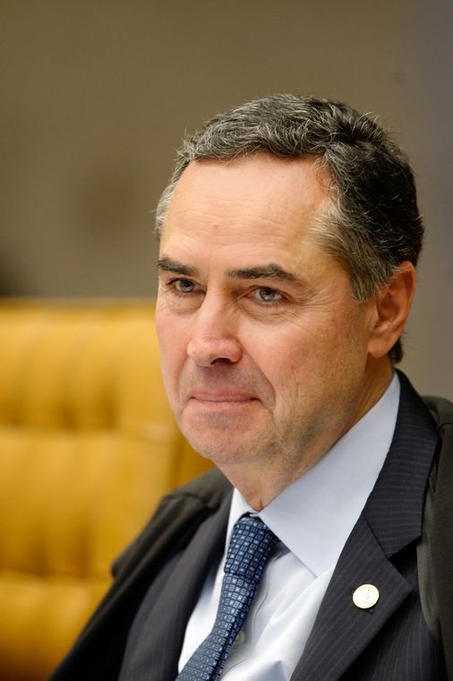 Rosinei Coutinho/SCO/STF Brasília - Ministro Roberto Barroso durante sessão do Supremo Tribunal Federal (STF) para decidir se parlamentares podem ser afastados do mandato (Rosinei Coutinho/SCO/STF)