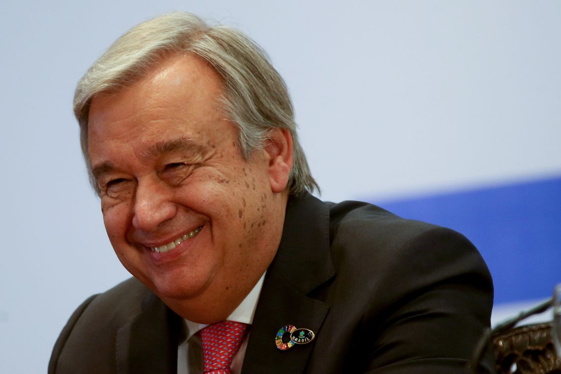 Wilson Dias/Agência Brasil Brasília - O português António Guterres foi eleito secretário-geral da ONU(Wilson Dias/Agência Brasil