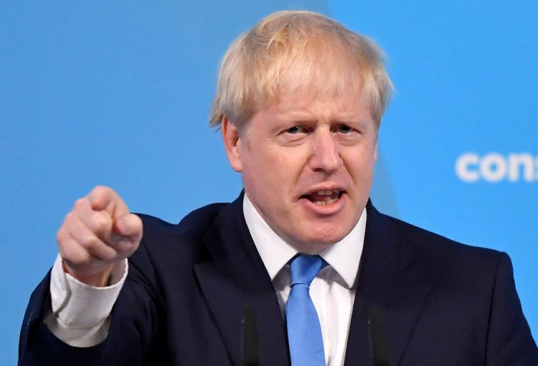 Boris Johnson, Inglaterra. 
REUTERS/Toby Melville