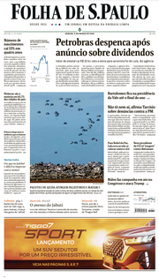 Capa do Jornal Folha de S. Paulo Edição 2024-03-09