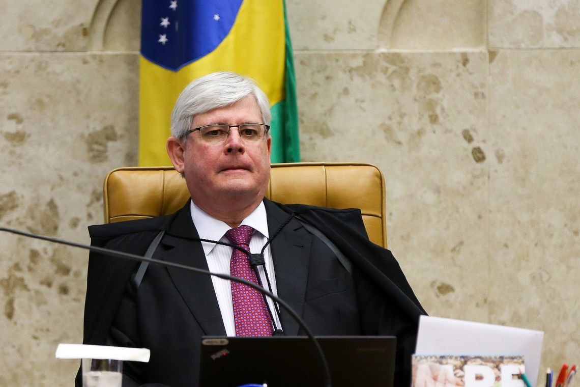 Marcelo Camargo/Agência Brasil Brasília - O procurador-geral da República, Rodrigo Janot, durante sessão plenária do Supremo Tribunal Federal (STF) para o julgamento da validade das delações da JBS (Marcelo Camargo/Agência Brasil)