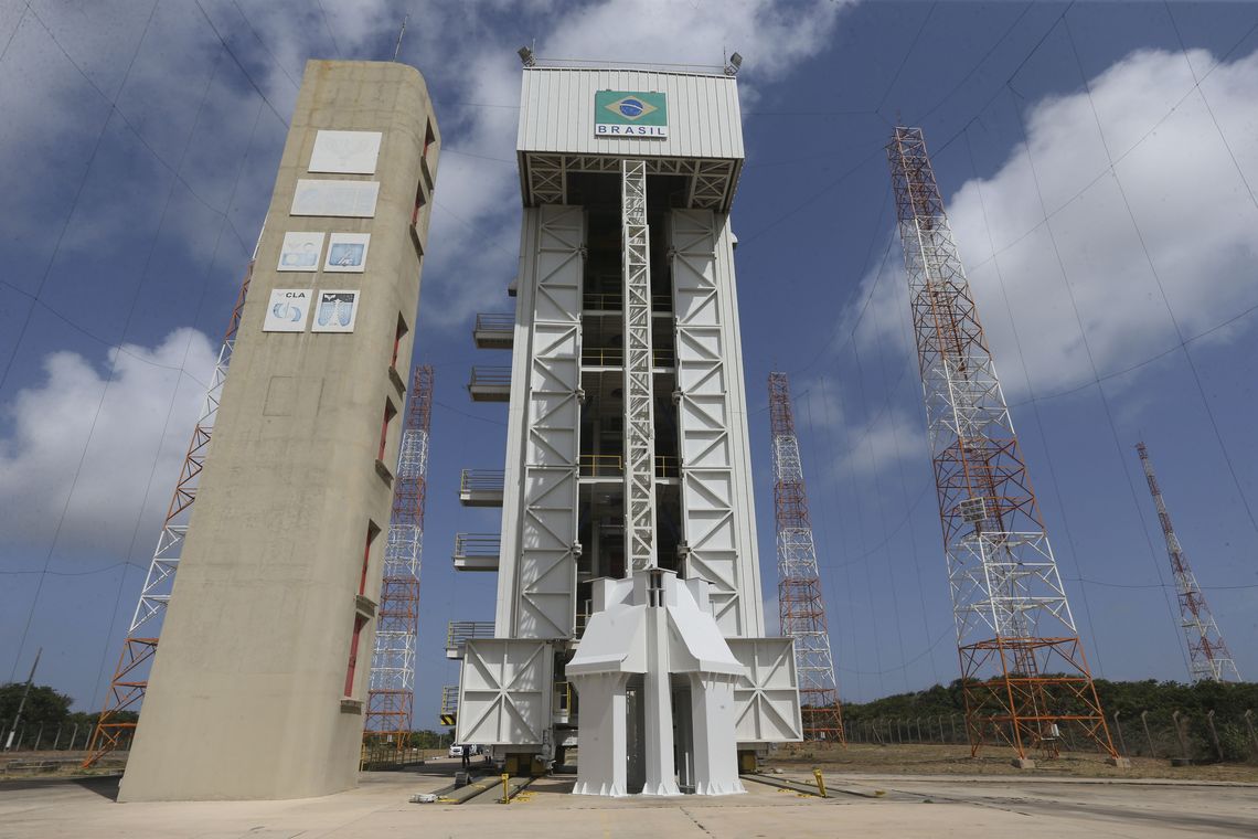 Instalações do Centro de Lançamento de Alcântara (CLA), no Maranhão.