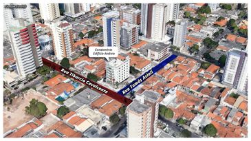 Localização do edifício que desabou em Fortaleza (CE)