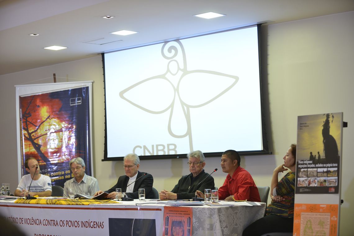 ABR O Conselho Indigenista Missionário (Cimi) lança na sede da CNBB, o relatório Violência Contra os Povos Indígenas no Brasil em 2013(Elza Fiúza/Agência Brasil)