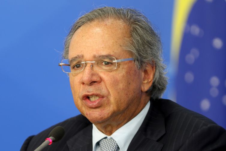 O ministro da Economia, Paulo Guedes, apresenta Relatório Extemporâneo de Novembro de 2019
