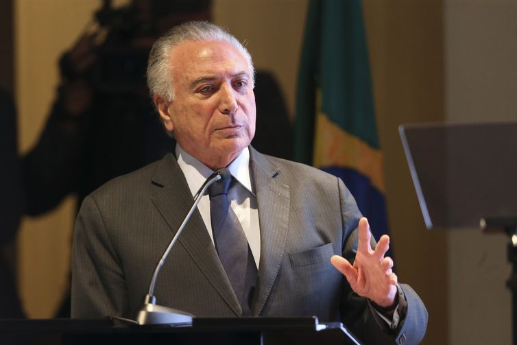 O presidente Michel Temer participa da cerimônia de lançamento da Rede Nacional de Governo Digital (Rede Gov.Br) e da abertura da IV Semana de Inovação em Gestão Pública, no Instituto Serzedello Corrêa. 